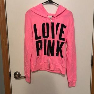 Victoria’s Secret PINK bubblegum pink hoodie